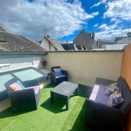 Charmant Appartement Avec Terrasse Entre Centre-Ville Et Plages De Concarneau Buitenkant foto